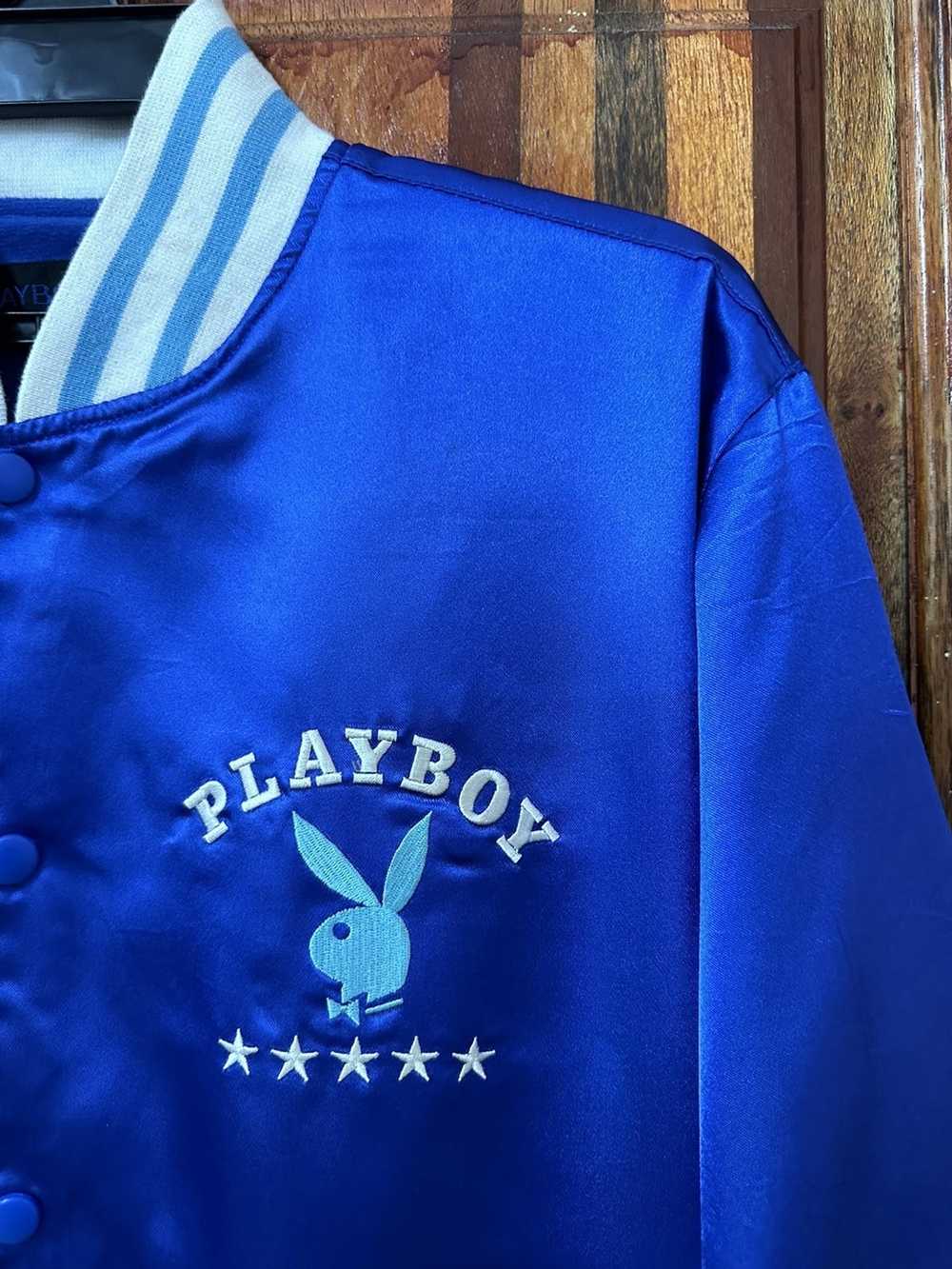 Playboy × Vintage VIntage Playboy Varsity / Bombe… - image 6