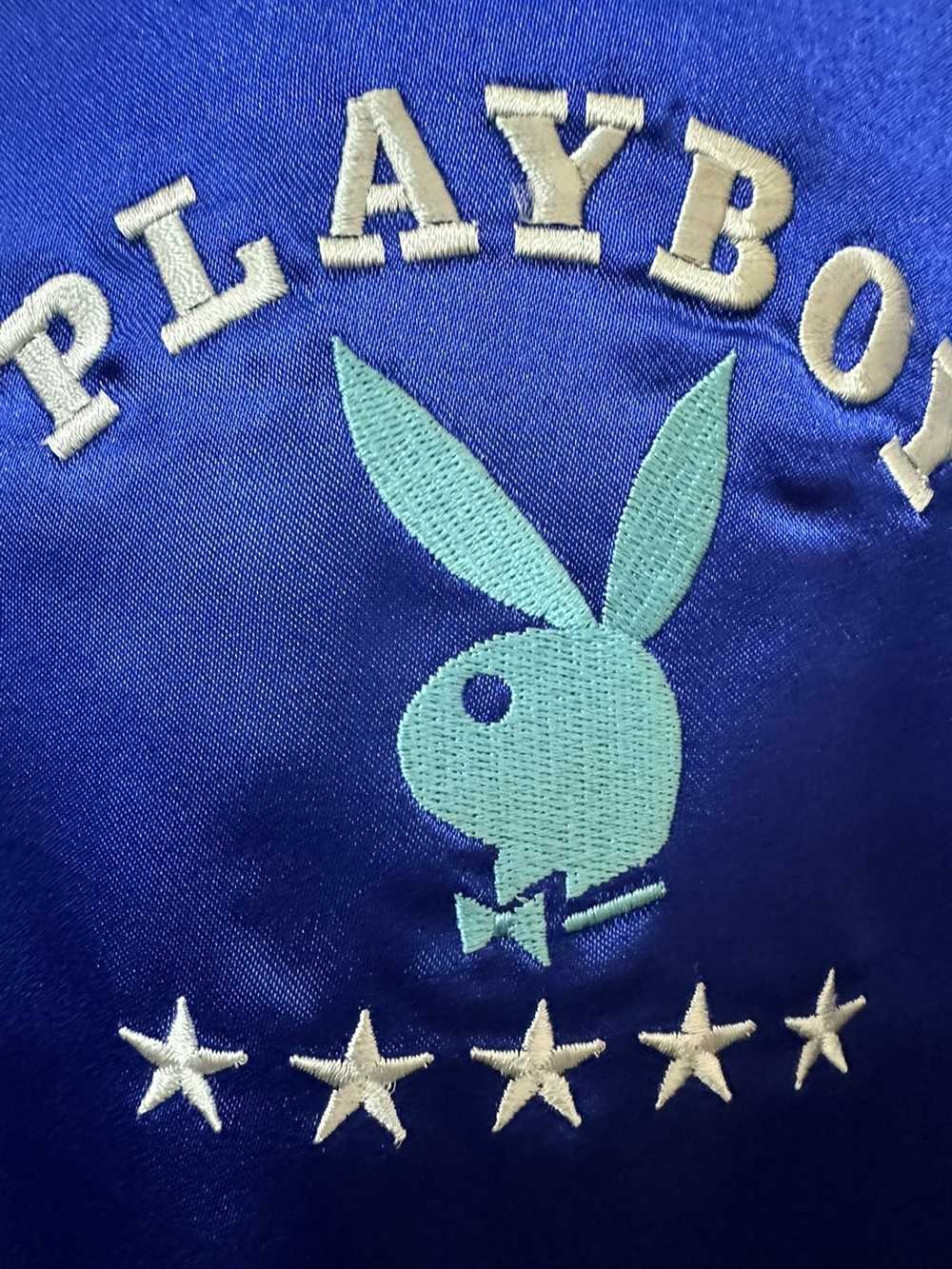 Playboy × Vintage VIntage Playboy Varsity / Bombe… - image 7