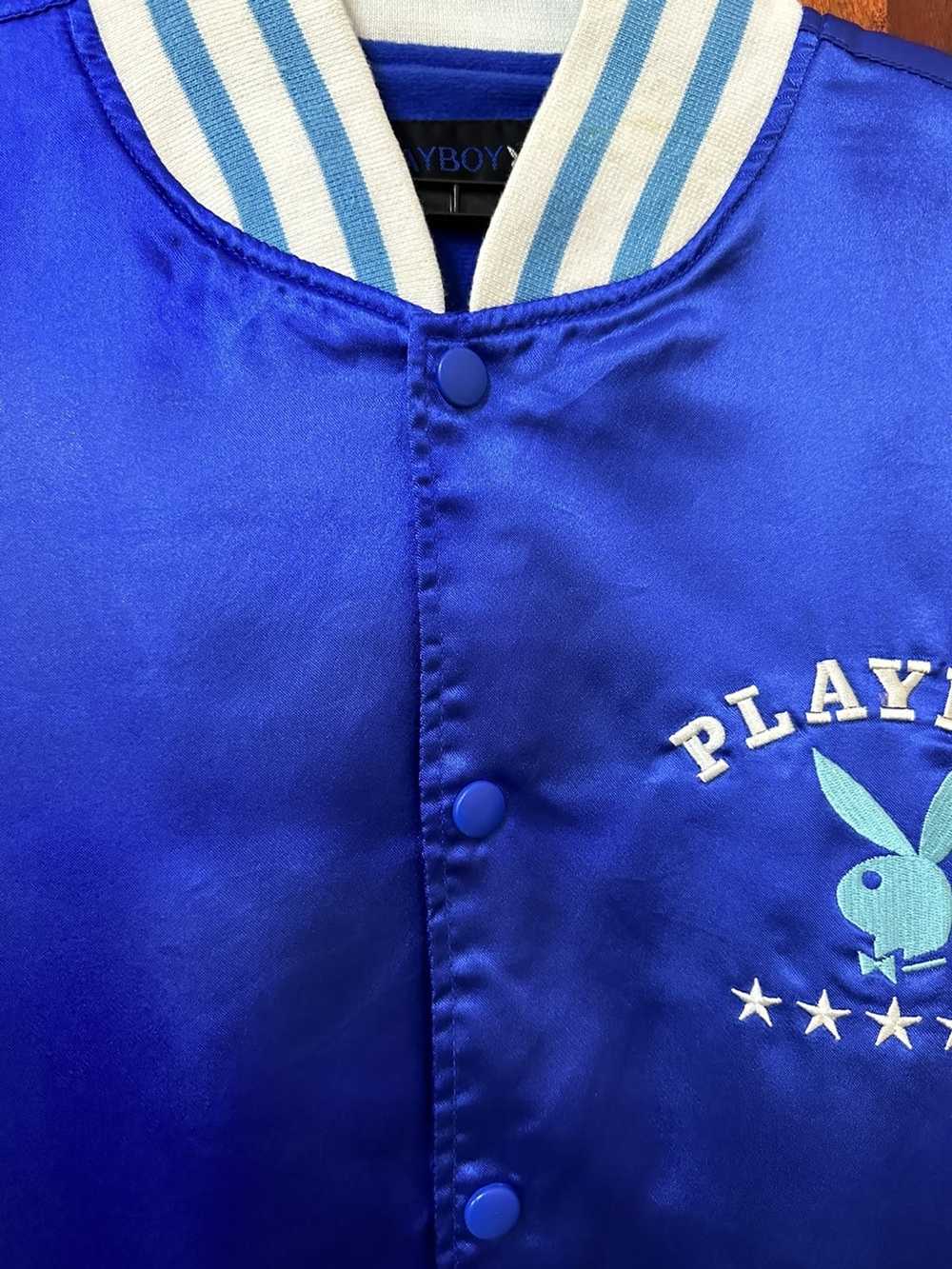 Playboy × Vintage VIntage Playboy Varsity / Bombe… - image 9