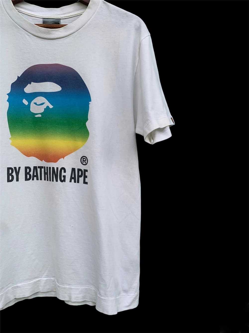 Bape × Vintage Bape Rainbow By Bathing Ape Tee - image 3