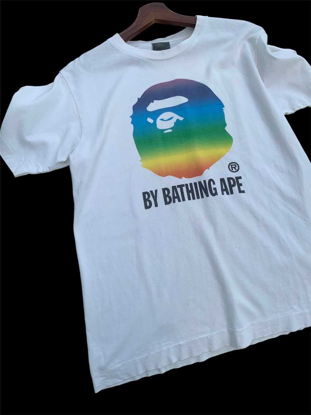 Bape × Vintage Bape Rainbow By Bathing Ape Tee - image 6