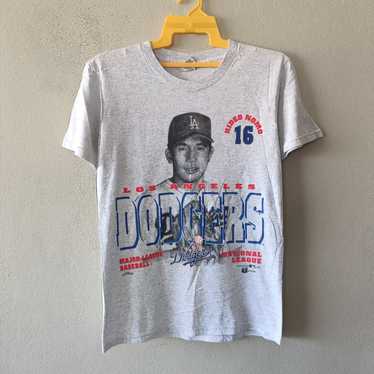 Vintage MLB (Nutmeg) - La Dodgers Triple Threat Davis Butler and Strawberry T-Shirt 1992 Large