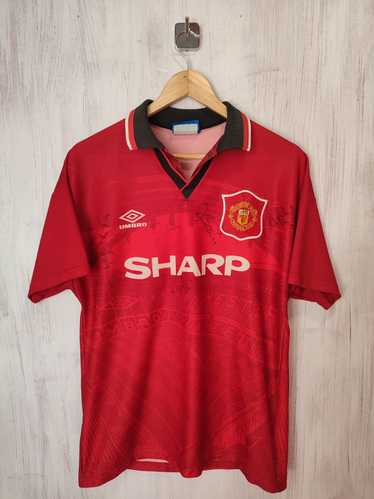 Soccer Jersey × Umbro × Vintage Manchester United… - image 1