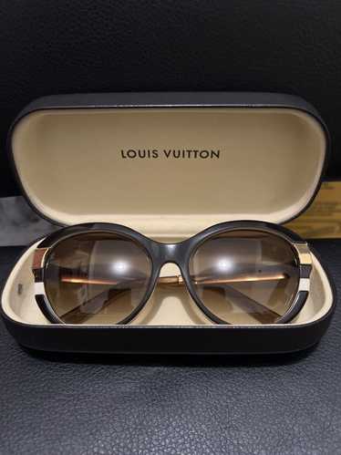 LOUIS VUITTON Z0487E Petit Supson Cat Eye Brown Lens Gold Ladies Sunglasses  Auth $468.20 - PicClick
