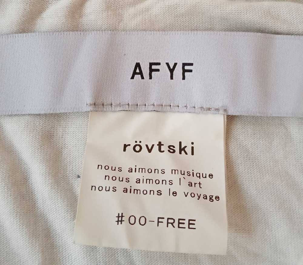 Japanese Brand × Streetwear AFYF rovtski T shirt - image 2