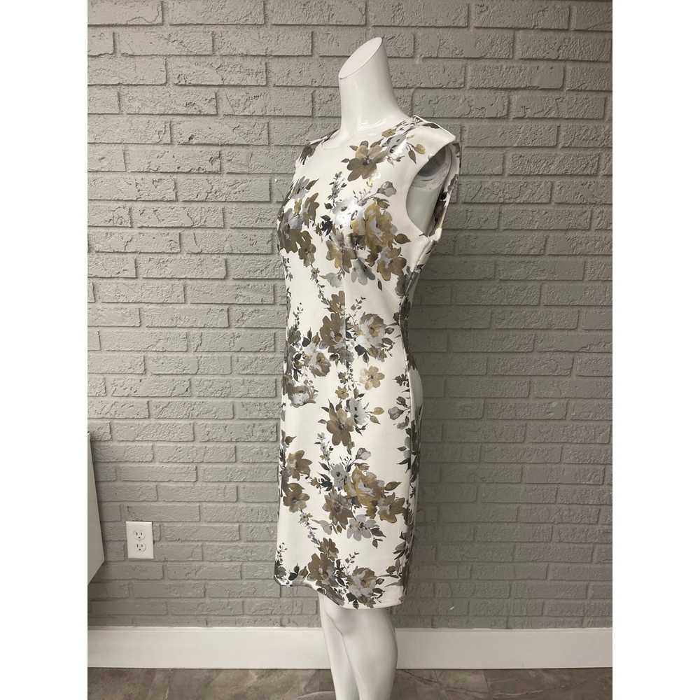 Other Tacera Sleeveless Gold & Silver Floral Shea… - image 3