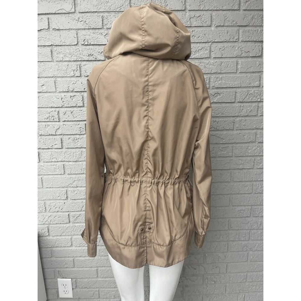 Zara Zara Basic Tan Hooded Windbreaker Jacket Siz… - image 2