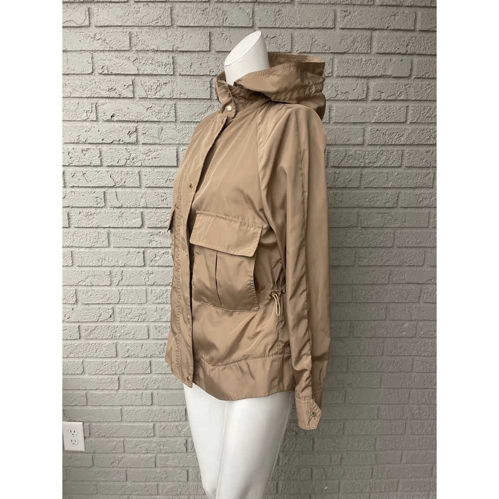 Zara Zara Basic Tan Hooded Windbreaker Jacket Siz… - image 5