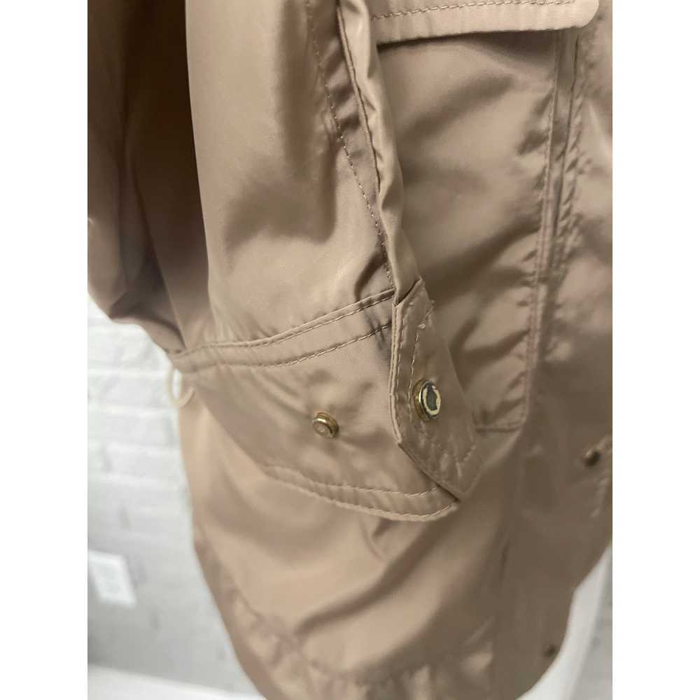 Zara Zara Basic Tan Hooded Windbreaker Jacket Siz… - image 7