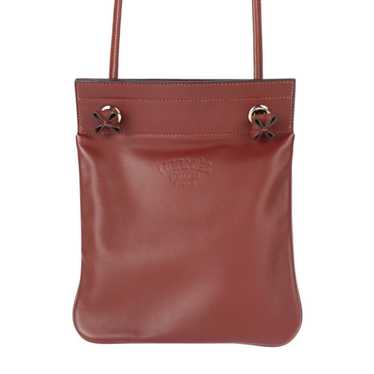 Hermes, Bags, Authentic Hermes Aline Gm Womens Cottonleather Shoulder Bag  Brownnatural