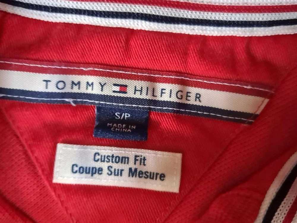 Tommy Hilfiger Tommy Hilfiger Custom Fit Red Polo… - image 2