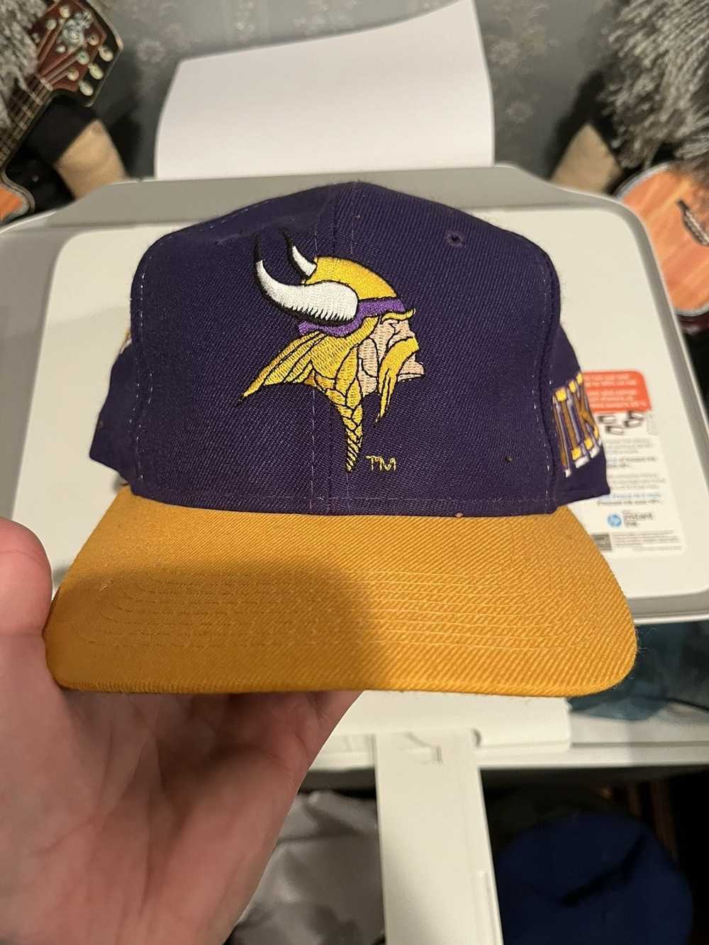 vintage Minnesota Vikings Corduroy New Era Pro Model Snapback hat - 80s 90s  grunge cap