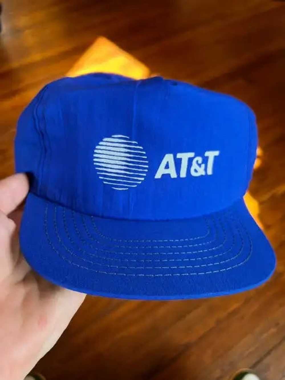 Vintage AT&T Vintage Blue Snapback 80s - image 1