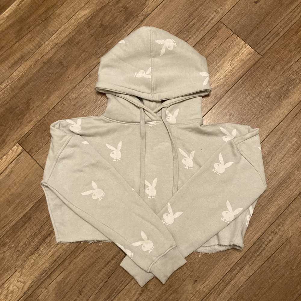 Playboy Playboy x Missguided hoodie all over prin… - image 1