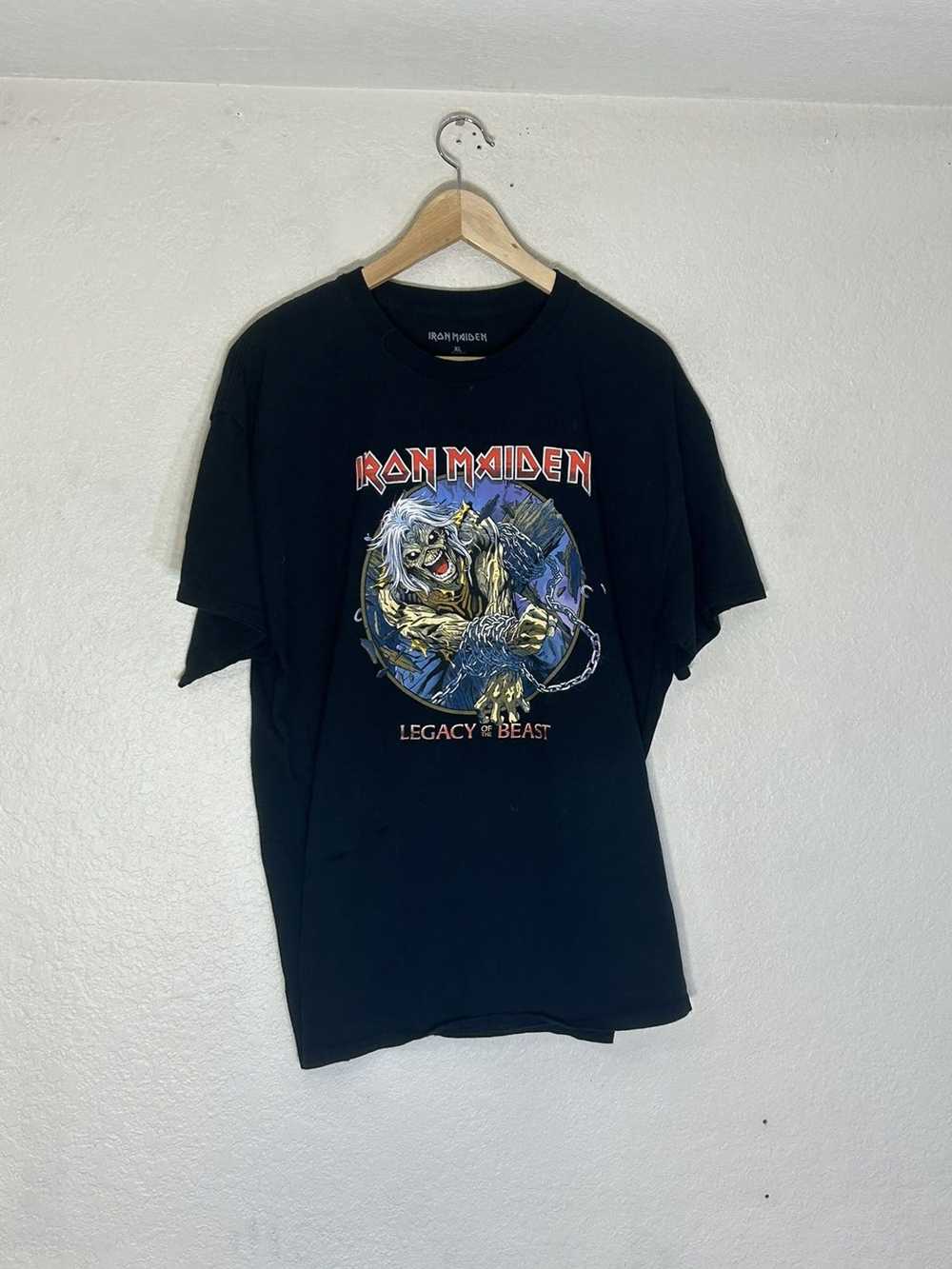 Band Tees × Rock Tees Iron Maiden Retro Beast Tee - image 1