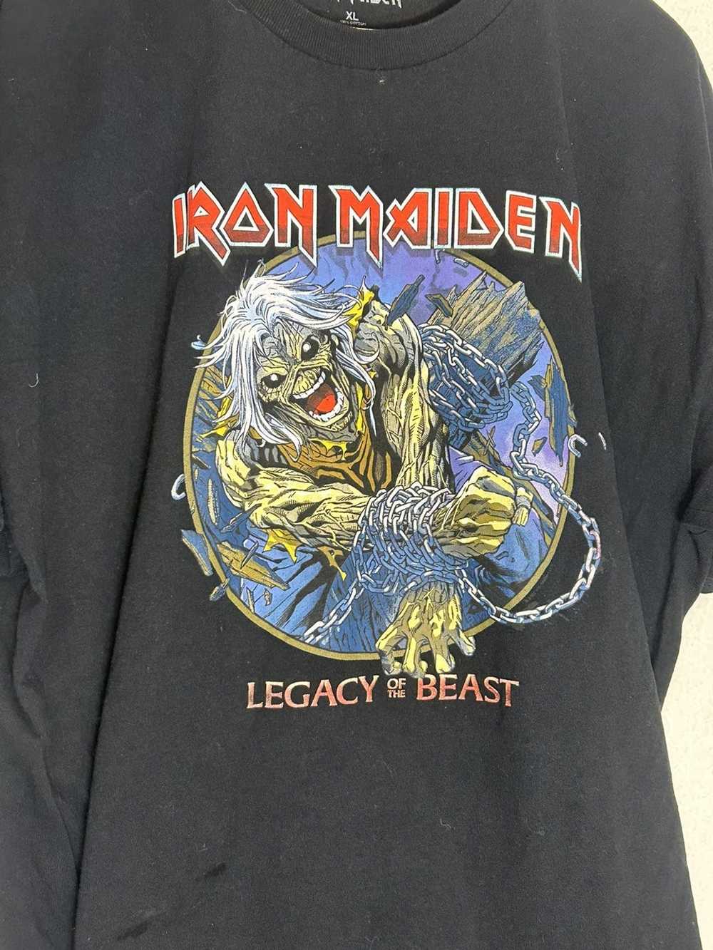 Band Tees × Rock Tees Iron Maiden Retro Beast Tee - image 2