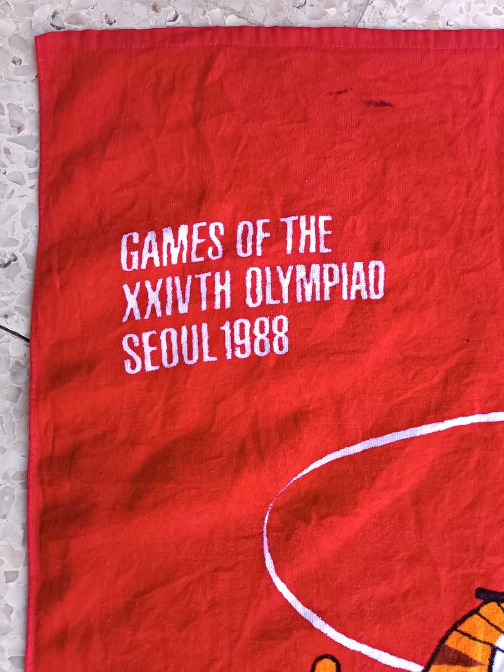 Vintage VINTAGE OLYMPIC SEOUL 1988 TOWEL - image 4
