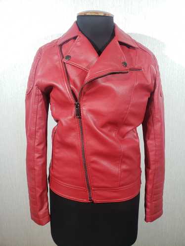 Designer × Movie Stylish red men's biker jacket.