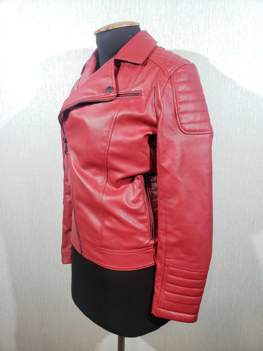 Designer × Movie Stylish red men's biker jacket. - image 2