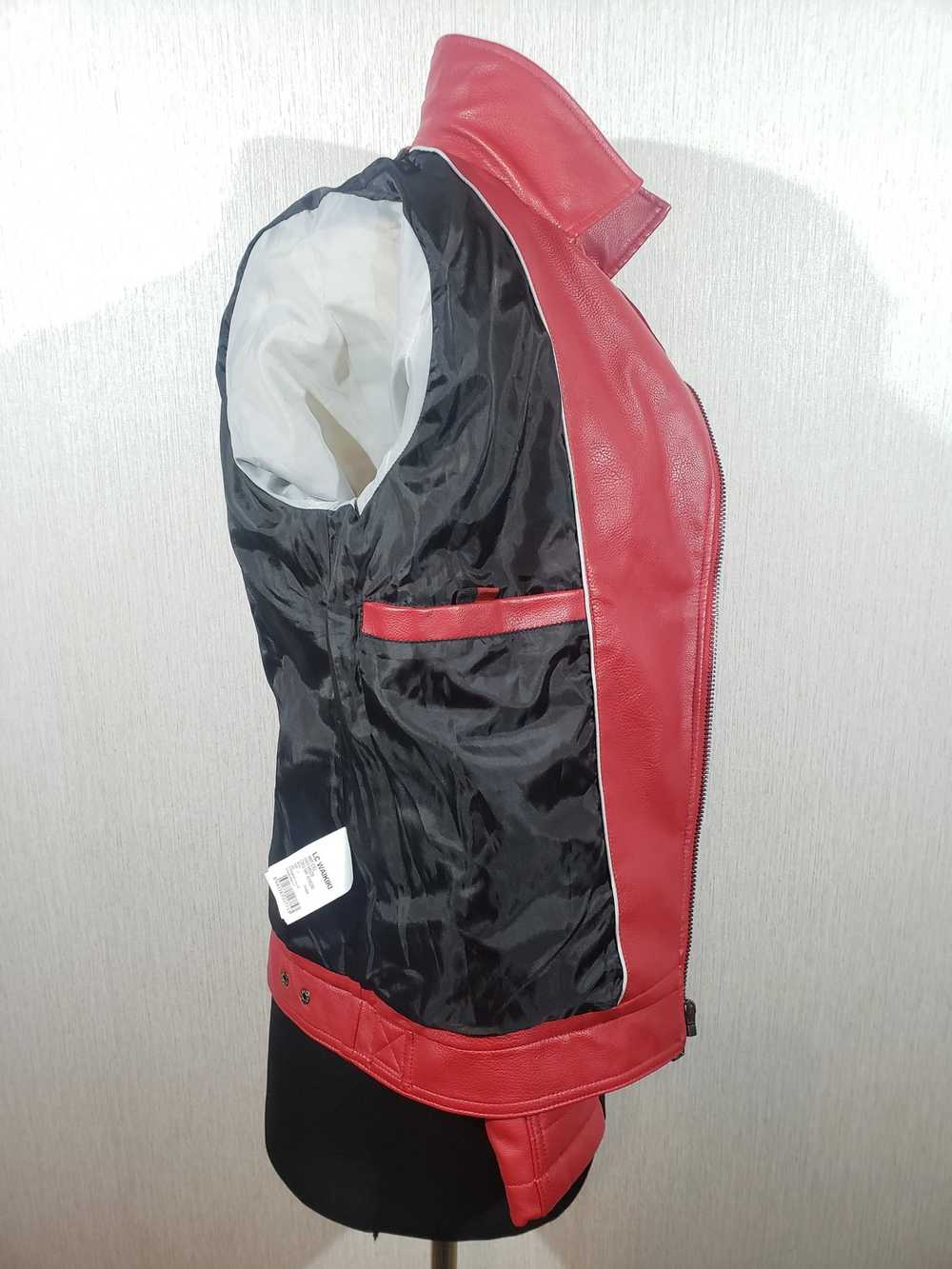 Designer × Movie Stylish red men's biker jacket. - image 7