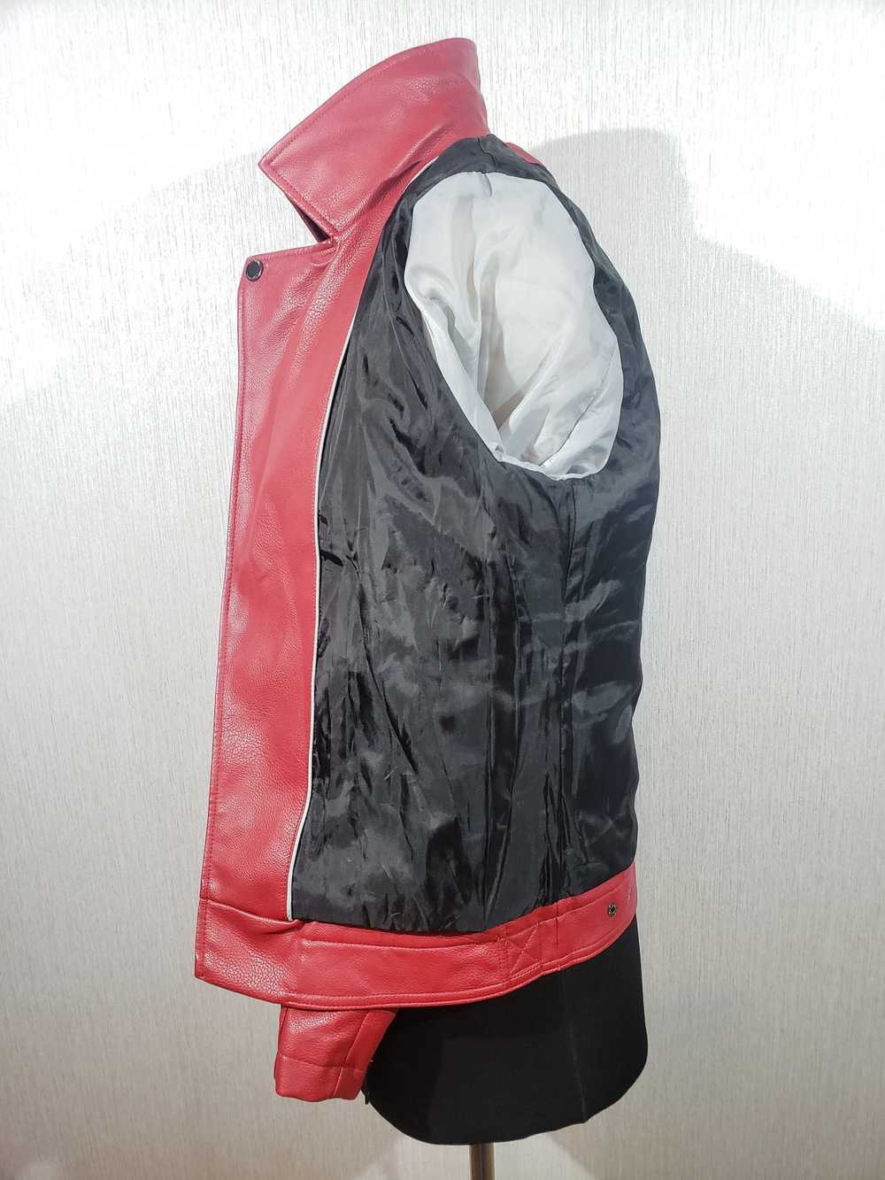 Designer × Movie Stylish red men's biker jacket. - image 9