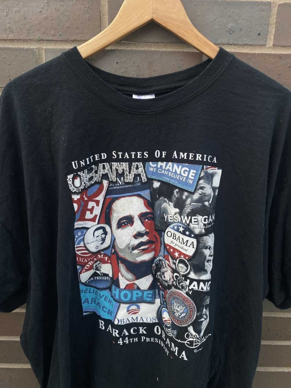 Vintage Vintage 2008 Barack Obama Campaign Shirt - image 3