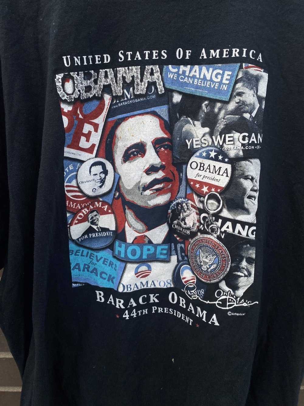 Vintage Vintage 2008 Barack Obama Campaign Shirt - image 4