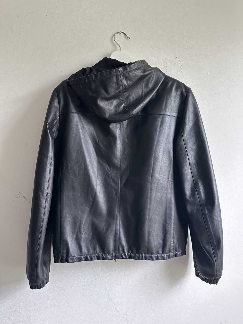 Prada Reversible nappa and nylon blouson jacket w… - image 2