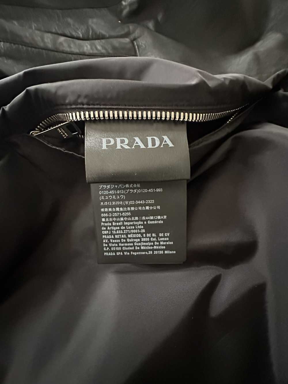 Prada Reversible nappa and nylon blouson jacket w… - image 6