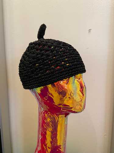 Vintage Black woven cap