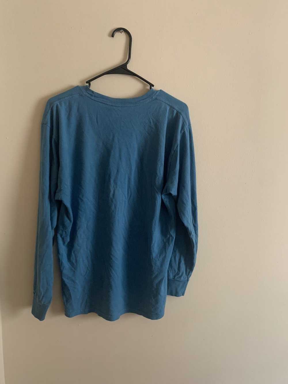 Stussy × Vintage Stussy LS Shirt Turquoise - image 3