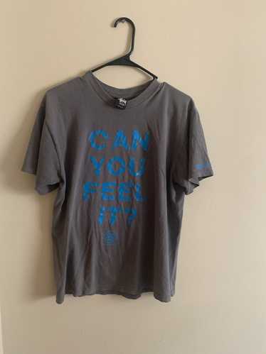 Stussy × Vintage Stussy “Can You Feel It?” Tee Gr… - image 1