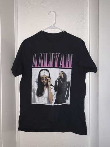 Rap Tees × Vintage Vintage Aaliyah Tee - image 1