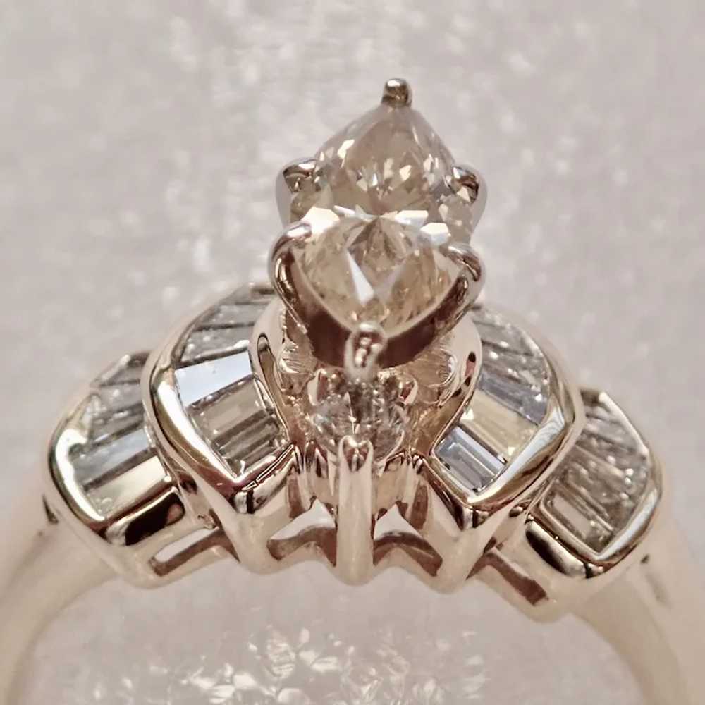 Diamond Marquise, .71ct., Fancy Champaign Color, … - image 3