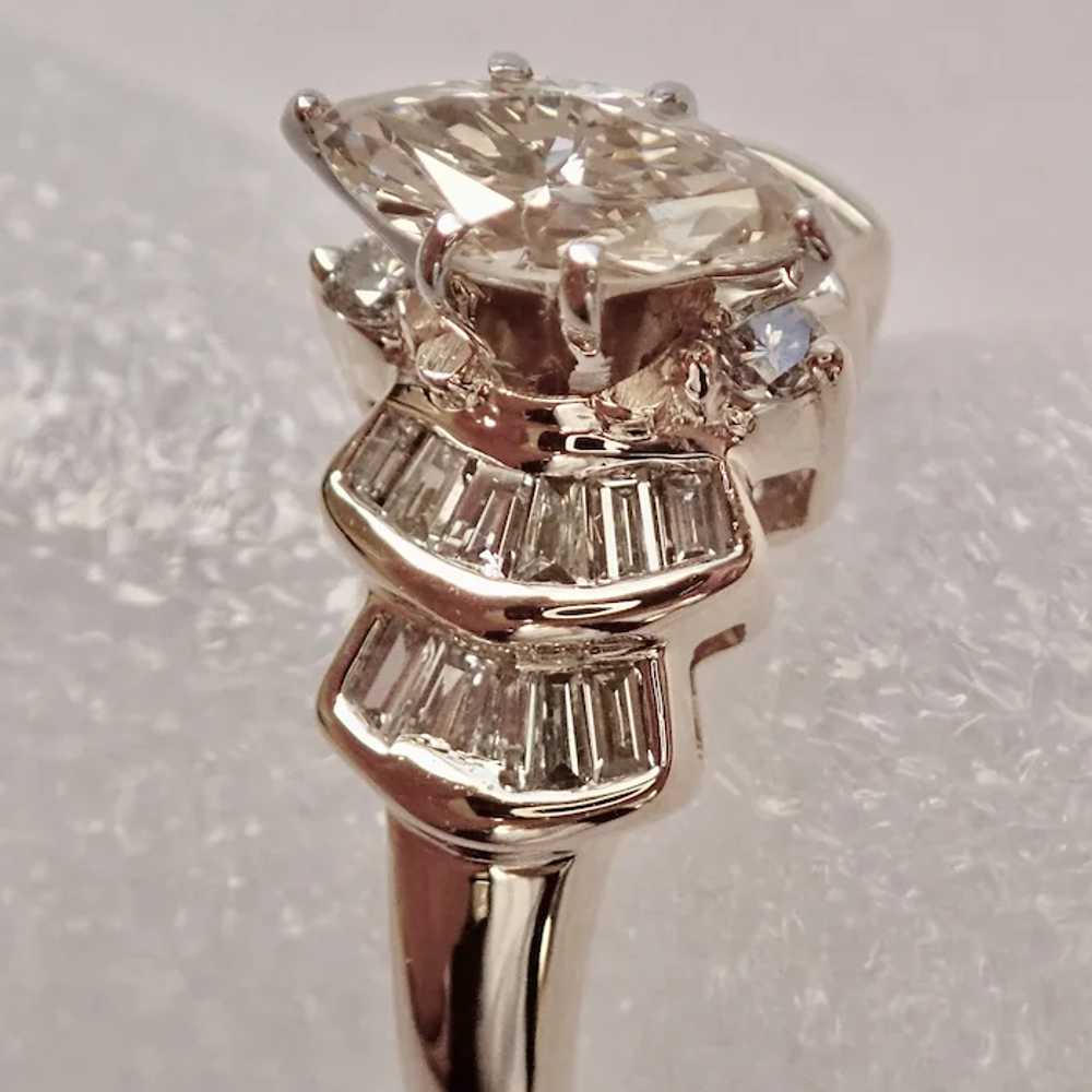 Diamond Marquise, .71ct., Fancy Champaign Color, … - image 6