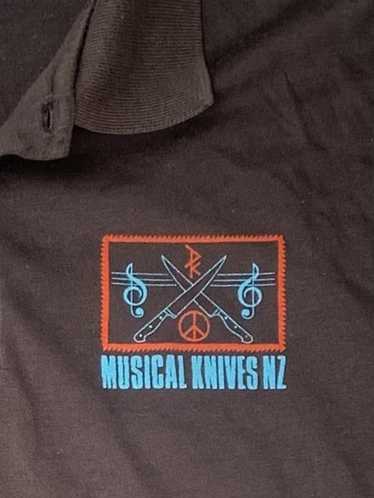 Band Tees × Hanes × Vintage Musical Knives NZ Pol… - image 1