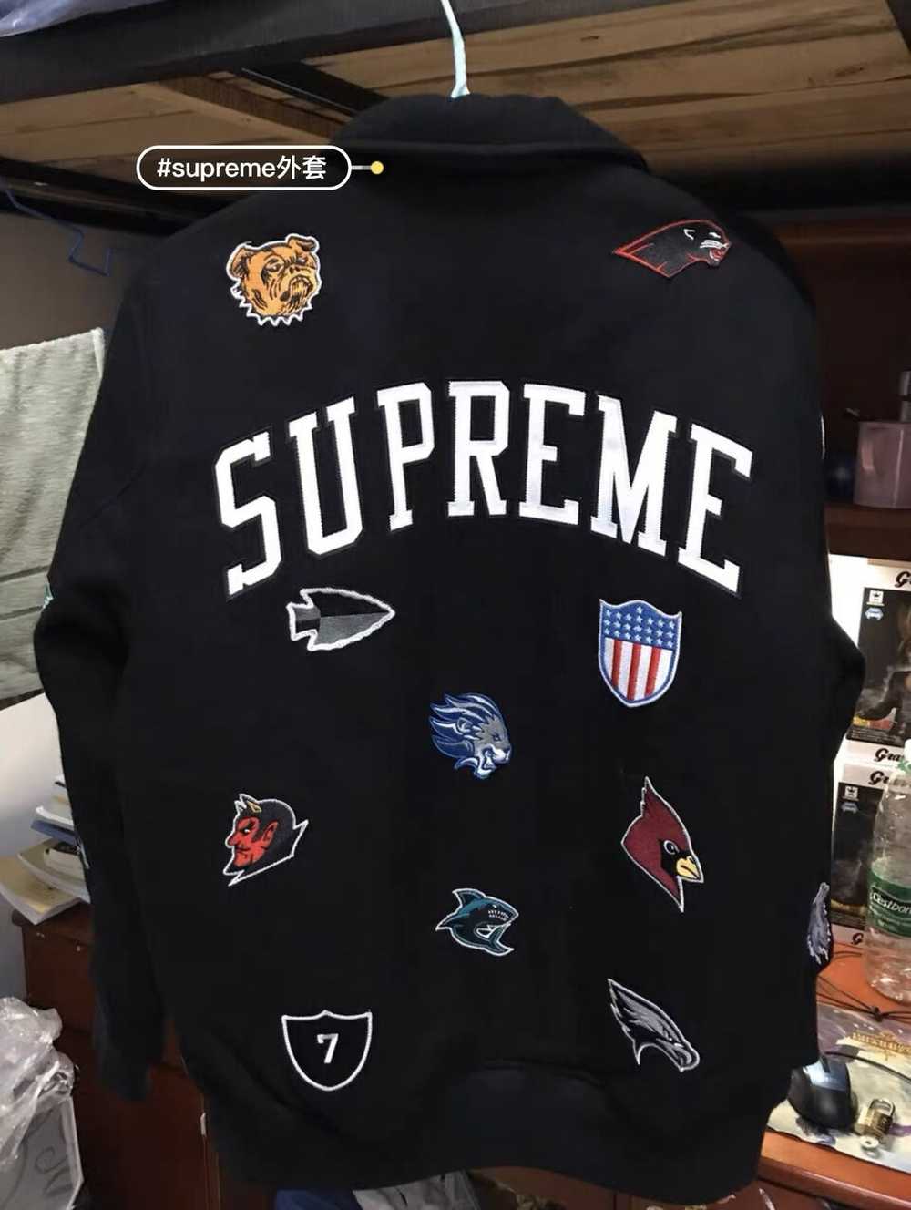 Supreme Supreme fw14 franchise patch wool varsity… - image 1