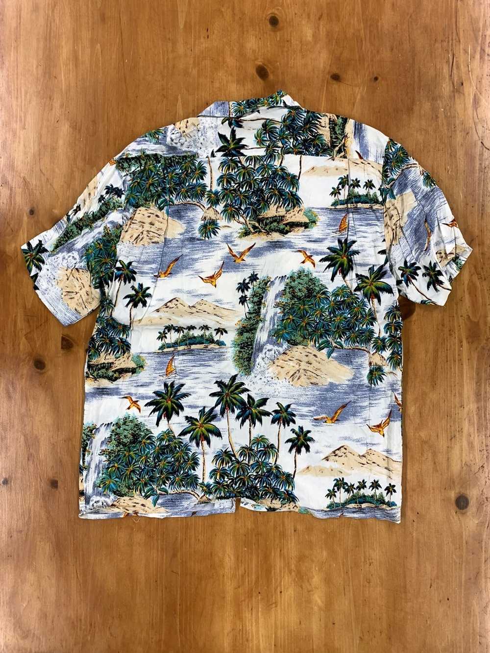 Vintage Vintage 1990s Hawaiian Palm Tree Aloha Su… - image 4