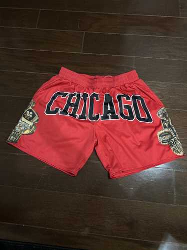 Streetwear × Vintage Chicago bulls mesh shorts