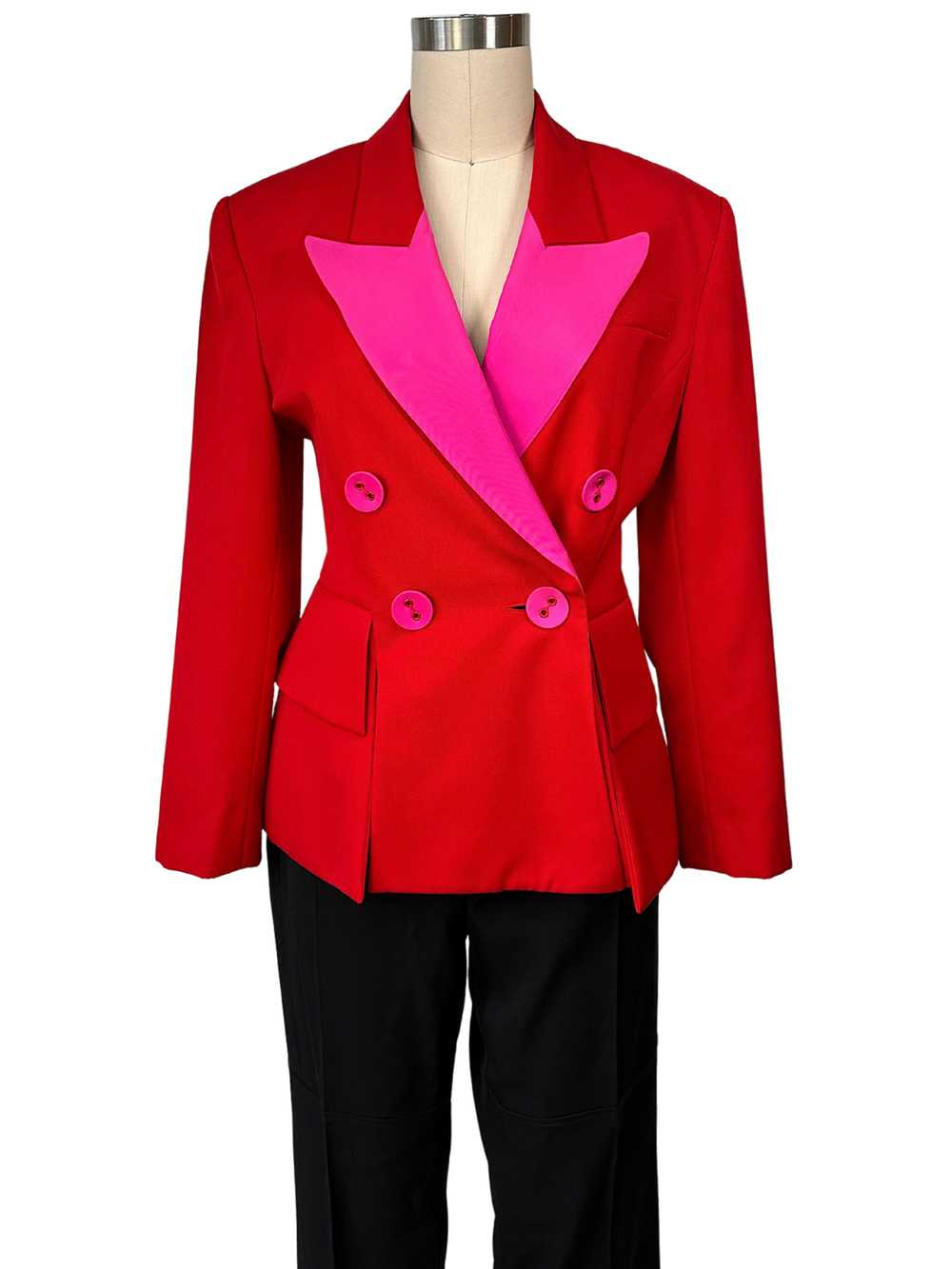 Rare vintage Lolita Lempicka Red and Pink Blazer … - image 5