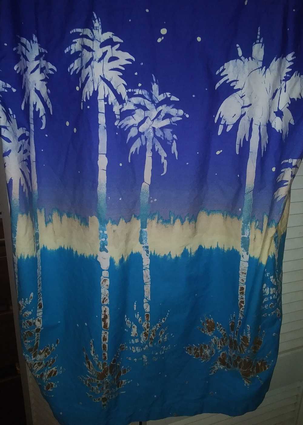 Streetwear Button Up Beach Palm Tree Shirt Vintag… - image 3