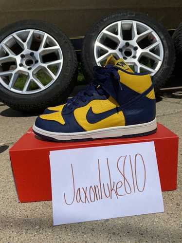 Nike Dunk High Michigan 2016