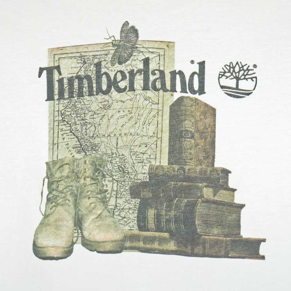 Timberland - Map Shoes And Books Single Stitch T-… - image 3