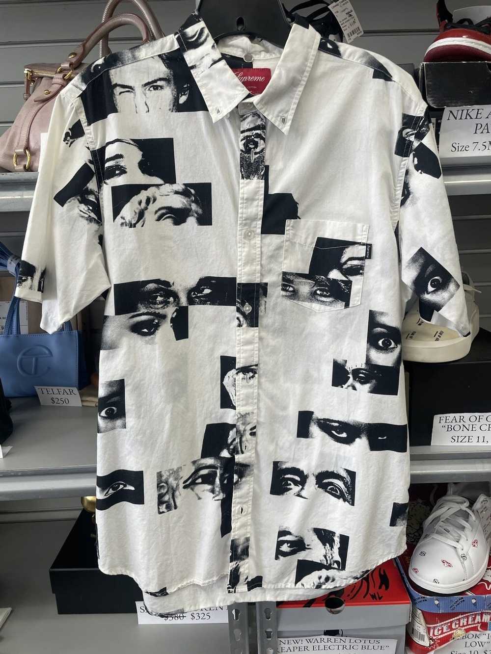 Supreme 2011 Supreme eyes short sleeve button shi… - image 1