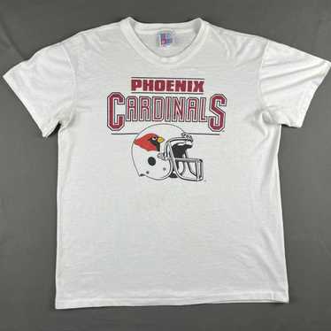 Vintage Logo 7 Phoenix Cardinals Gray Soft 50/50 T-shirt Sz M 