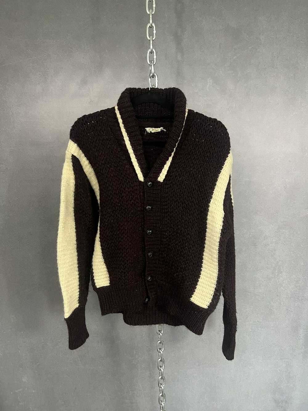 Jantzen Vintage 60s Jantzen Shawl Neck Cardigan b… - image 1