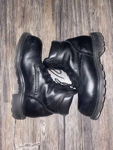 Red Wing All black leather steel toe boots