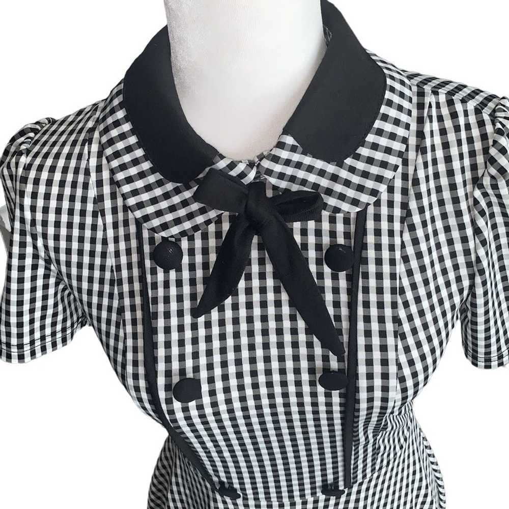 Other Vintage / Retro Style Short Sleeve Black & … - image 3