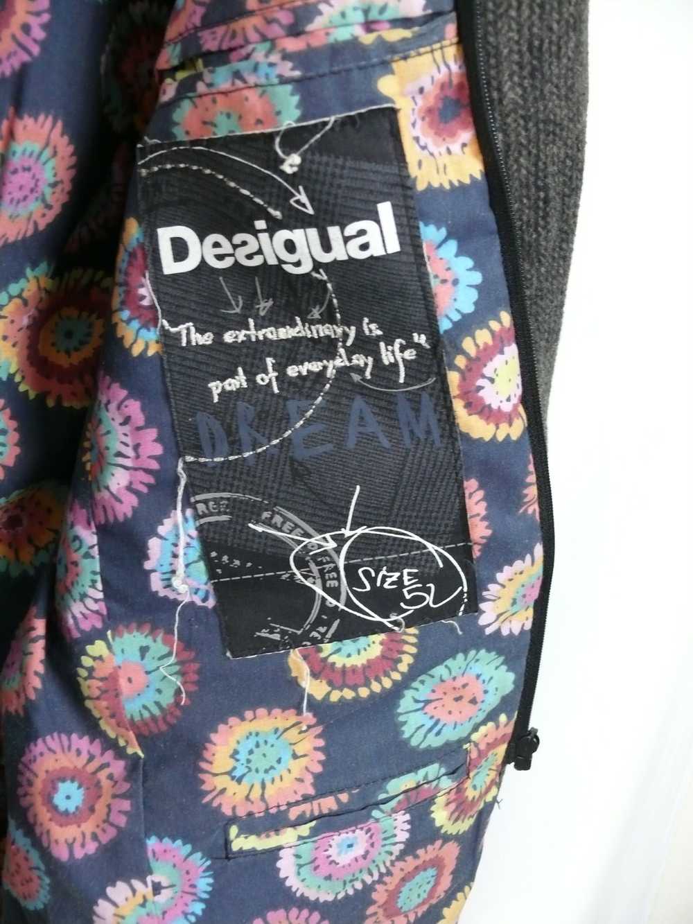 Desigual Rare Desigual Wool Blend Jacket Blazer - image 2