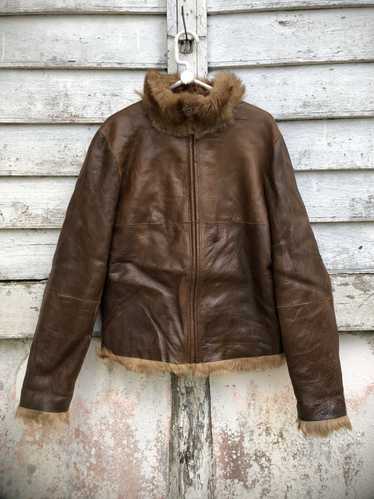 Belvest × Genuine Leather × Mink Fur Coat Belvest 
